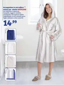 In'S Mercato Accappatoio in microfibra unisex per adulto NAVIGARE offerta