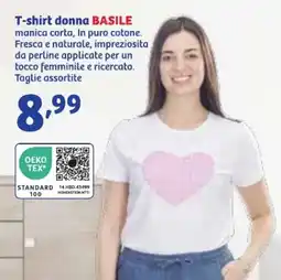 In'S Mercato T-shirt donna BASILE offerta