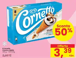 Interspar 8 Cornetto Classico Algida offerta