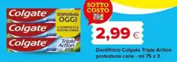 Tigre Dentifricio Colgate Triple Action protezione carie offerta