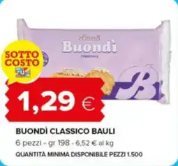 Tigre Buondì classico BAULI offerta
