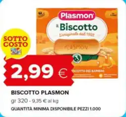 Tigre Biscotto PLASMON offerta