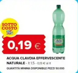 Tigre Acqua clavdia effervescente naturale offerta