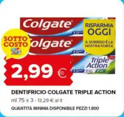 Tigre Dentifricio colgate triple action offerta