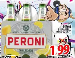 Peroni birra chill lemon