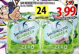 Il Genio Supermercato San benedetto acqua naturale 4x 6x offerta
