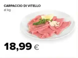 Tigre Carpaccio di vitello offerta