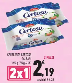 Conad Crescenza certosa GALBANI offerta