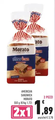 Conad American sandwich MORATO offerta