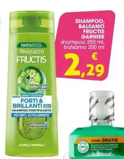 Conad Shampoo - Balsamo Fructis Garnier offerta