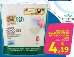 Conad DETERSIVO LAVATRICE VERSO NATURA CONAD ECO offerta