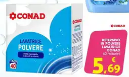 Conad DETERSIVO IN POLVERE LAVATRICE CONAD offerta