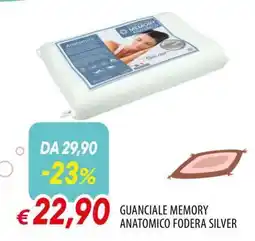 Famila GUANCIALE MEMORY ANATOMICO FODERA SILVER offerta