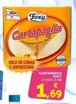 Conad CARTAPAGLIA FOXY offerta