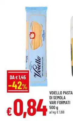 Famila Voiello Pasta di Semola Vari Formati offerta