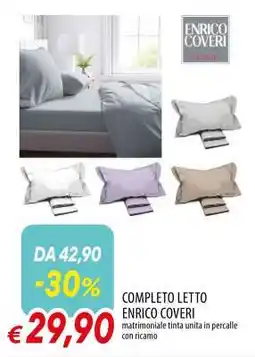 Famila COMPLETO LETTO ENRICO COVERI offerta