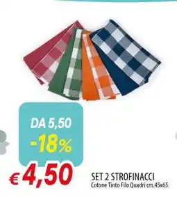 Famila SET 2 STROFINACCI offerta