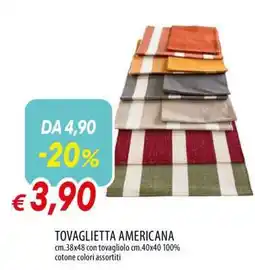 Famila TOVAGLIETTA AMERICANA offerta