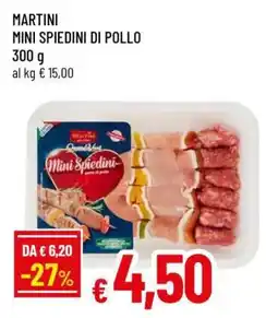 Famila MARTINI MINI SPIEDINI DI POLLO offerta