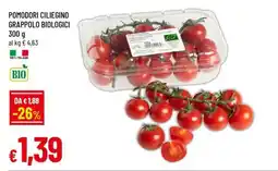 Famila POMODORI CILIEGINO GRAPPOLO BIOLOGICI offerta
