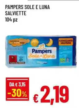 Famila PAMPERS SOLE E LUNA SALVIETTE offerta