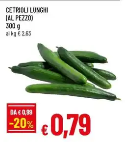 Famila CETRIOLI LUNGHI (AL PEZZO) offerta