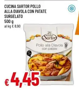 Famila CUCINA SARTOR POLLO ALLA DIAVOLA CON PATATE SURGELATO offerta