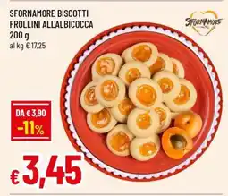 Famila Sfornamore Biscotti Frollini all'Albicocca offerta