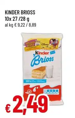 Famila Kinder Brioss offerta