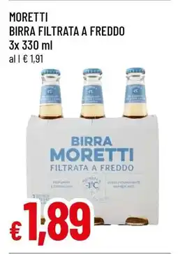 Famila MORETTI BIRRA FILTRATA A FREDDO offerta