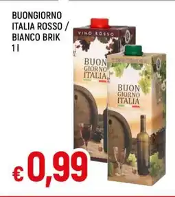 Famila BUONGIORNO ITALIA ROSSO / BIANCO BRIK offerta