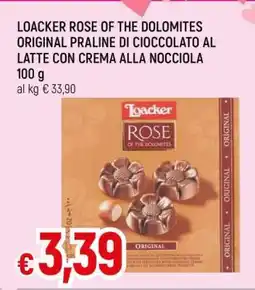 Famila Loacker Rose of the Dolomites offerta