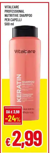 Famila Vitalcare Professional Nutritive Shampoo per Capelli offerta