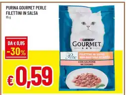 Famila PURINA GOURMET PERLE FILETTINI IN SALSA offerta