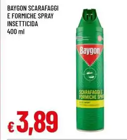 Famila BAYGON SCARAFAGGI E FORMICHE SPRAY INSETTICIDA offerta