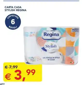 Esselunga CARTA CASA STYLISH REGINA offerta