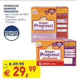 Esselunga Pannolini Pampers Progressi offerta