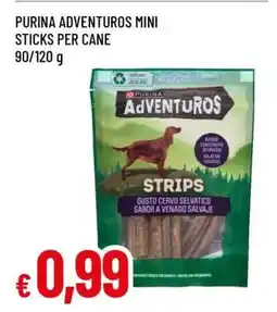 Famila PURINA ADVENTUROS MINI STICKS PER CANE offerta