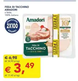 Esselunga FESA DI TACCHINO AMADORI offerta