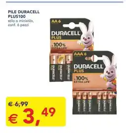 Esselunga Pile Duracell Plus100 offerta