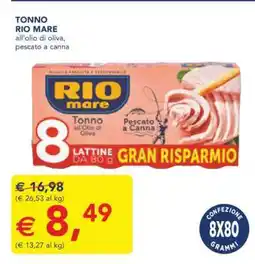 Esselunga TONNO RIO MARE offerta