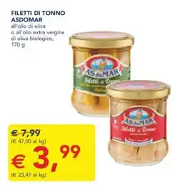Esselunga Filetti di Tonno ASDOMAR offerta