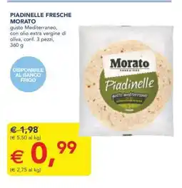 Esselunga PIADINELLE FRESCHE MORATO offerta