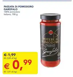 Esselunga Passata di pomodoro GAROFALO offerta