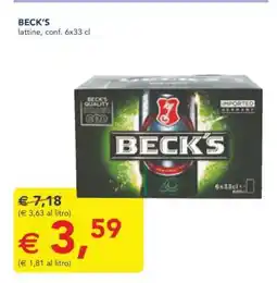 Esselunga BECK'S offerta