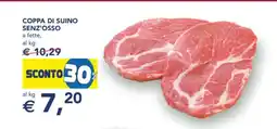Esselunga Coppa di Suino Senz'Osso offerta
