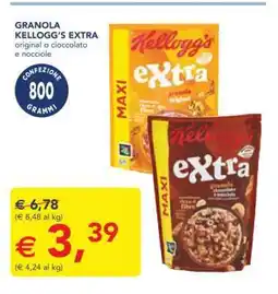 Esselunga GRANOLA KELLOGG'S EXTRA offerta