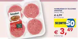Esselunga Hamburger di Tacchino Amadori offerta