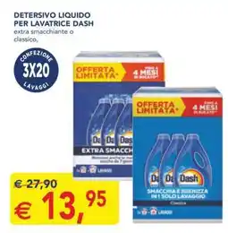 Esselunga DETERSIVO LIQUIDO PER LAVATRICE DASH offerta