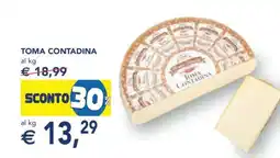 Esselunga Toma Contadina offerta